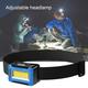 Head Lamp 45 Degree Adjustable Battery Operated Illumination Plastic Strong Light COB Night Fishing Headlight for Outdoor