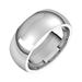 925 Sterling Silver Half Round 8mm Comfort fit Half Round Comfort Fit Band Size 11.5 Jewelry Gifts for Women