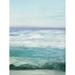 Highland Dunes Azure Ocean IV by Julia Purinton - Wrapped Canvas Painting Print Metal in Blue/White | 32 H x 24 W x 1.25 D in | Wayfair