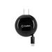 Cellet Wall Charger for Samsung Galaxy A54 5G - 15W Type-C Fast Charging Home Travel Power Adapter - Retractable 2.3 Foot Cable - Black