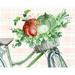 Rosalind Wheeler Bountiful Basket on A Bike II by Cindy Jacobs - Wrapped Canvas Print Metal | 30 H x 40 W x 1.25 D in | Wayfair