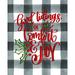 The Holiday Aisle® Good Tidings of Comfort & Joy - Wrapped Canvas Print Metal | 32 H x 24 W x 1.25 D in | Wayfair C9BE86BAF4B4483798495F5769F746D1