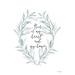 Trinx My Heart & My Home by Cindy Jacobs - Wrapped Canvas Print 32.0 H x 24.0 W x 1.25 D in whiteMetal | 24" W x 32" H | Wayfair