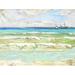 Beachcrest Home™ Crash Ashore II - Wrapped Canvas Print Canvas in Blue/Green | 18 H x 24 W x 1.25 D in | Wayfair 5B259C9555CE4C4ABCDA95DAF2750392