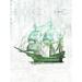 Longshore Tides Blue Green Sailboat - Wrapped Canvas Print Metal | 40 H x 30 W x 1.25 D in | Wayfair 80061B006C1F4F30B6DE7ED2FE588637