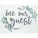 Gracie Oaks Bee Our Guest by Susie Boyer - Wrapped Canvas Print Metal | 24 H x 32 W x 1.25 D in | Wayfair FB9D57A83642459284DCA63867BEA928