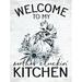 Rosalind Wheeler Welcome to My Mother Cluckin' Kitchen by Lettered & Lined - Wrapped Canvas Print Metal | 40 H x 30 W x 1.25 D in | Wayfair