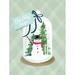 The Holiday Aisle® Christmas Magic Snow Globe by House Fenway - Wrapped Canvas Print Metal | 32 H x 24 W x 1.25 D in | Wayfair