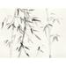 Bay Isle Home™ Bamboo Leaves III by Danhui Nai - Wrapped Canvas Print Canvas in White | 36 H x 48 W x 1.25 D in | Wayfair