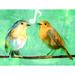 August Grove® Yes No Maybe Bird Song - Wrapped Canvas Painting Canvas | 12 H x 16 W x 1.25 D in | Wayfair C4916FB79FF047E580FF7764DB9259D9