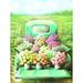 Wildon Home® Green Truck Bed Flowers - Wrapped Canvas Print Canvas | 24 H x 18 W x 1.25 D in | Wayfair C72491C52C8945F681D361DC6200586A