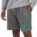 Men's Concepts Sport Charcoal North Texas Mean Green Trackside Fleece Jam Shorts