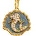 Disney Jewelry | 18k Disney Little Mermaid Ariel Necklace | Color: Gold/Green | Size: Os