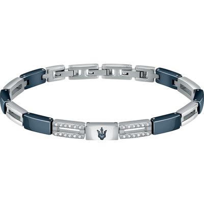 Maserati Armband Edelstahl blau Herren Image