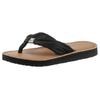 Zehentrenner TOMMY HILFIGER "TH ELEVATED BEACH SANDAL", Damen, Gr. 38, schwarz, Textil, sportlich, Schuhe, Sommerschuh, Bequemschuh, Flats, Schlappen mit TH-Schmuckelement