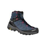 Salewa Alp Trainer 2 Mid GTX Hiking Boots - Women's Java Blue/Fluo Coral 7.5 00-0000061383-8760-7.5