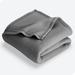 Bare Home Lightweight Polar Fleece Blanket Microfiber/Fleece/Microfiber/Fleece in Gray | King | Wayfair 812228031243
