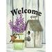 Rosalind Wheeler Welcome Flowers in Jar by Linda Spivey - Wrapped Canvas Print Canvas | 16 H x 12 W x 1.25 D in | Wayfair