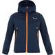 Salewa Kinder Agner Melange Hoodie Jacke (Größe 116, blau)