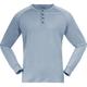 Bergans Herren Lysebu Wool Henley Longsleeve (Größe XXL, blau)