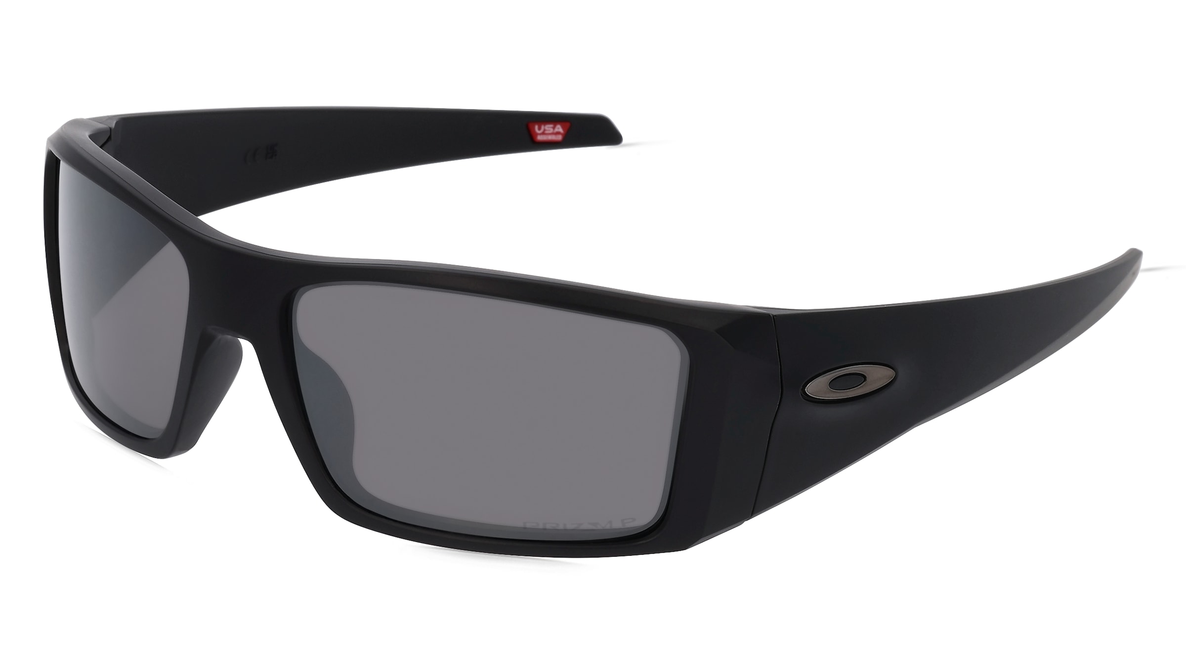 Oakley OO9231 HELIOSTAT Herren-Sonnenbrille Vollrand Quadratisch Kunststoff-Gestell, Schwarz