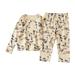 TAIAOJING Baby Girl Clothes 2023 Spring And Summer New Long Comfortable Clothes Set Cute Cartoon Printed Top And Pants Two Pieces 4-5 Years