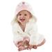 ZMHEGW Toddler Outfits For Girl Baby Boys Kids Bathrobe Printing Hooded Towel Pajamas Clothes