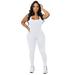 Casual Jumpsuits Women s Sleeveless Backless Bandage O Neck Long Sleeve Jumpsuit Rompers Bodysuit Catsuit Sport Jumpsuit