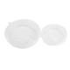 SEMIMAY Dish Steam Plate Food Clear 2PCS Cover Splatter Vent Microwave Lid Kitchenï¼ŒDining Bar