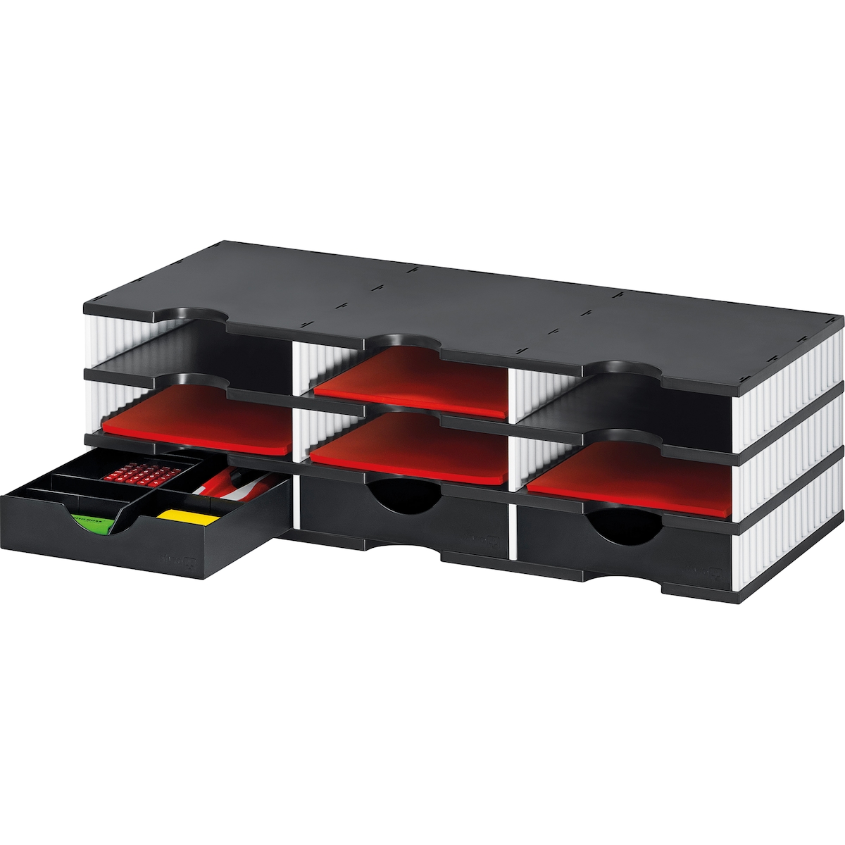 styro Grundeinheit styrodoc duo 268-0303.0995S 9Fä./3Sch. ws/sw/sw Image