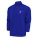 Men's Antigua Royal Florida Gators Swinging Gator Generation Quarter-Zip Pullover Top