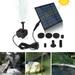 Solar Fountain Pump Solar Water Pump Power Panel Kit Solar Panel Water Pump for Garden Pool