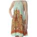 Free People Dresses | Intimately Free People Shea Printed Mini Dress | Color: Green/Orange | Size: Xs