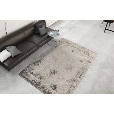 Teppich MY HOME "Bosco" Gr. 6, grau (anthrazit), B:200cm H:10mm L:290cm, Baumwolle, Kunstfaser, Teppiche, Vintage Design, Wohnzimmer Image
