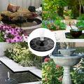 Solar Powered Bird Bath Floating Water Fountain for Outdoor Garden Patio Pond Pool