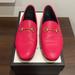 Gucci Shoes | Gucci | Women's Lambskin Brixton Horse Bit Loafers | Color: Pink | Size: 39
