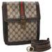 Gucci Bags | Authentic Gucci Web Sherry Line Shoulder Bag Purse Gg Pvc Leather Brown | Color: Brown/Tan | Size: Os