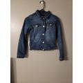 Levi's Jackets & Coats | Levi's Blue Denim Trucker Jacket Rhinestone Buttons Girl's Size L 12-13 | Color: Blue | Size: Lg