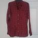 J. Crew Tops | J Crew Women Plaid Flannel Tall Button Up Shirt 6t | Color: Blue/Red | Size: 6t