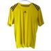 Adidas Shirts | Adidas Lightweight Neon Yellow Workout Shirt | Color: Black/Yellow | Size: M