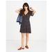 Madewell Dresses | Like New Madewell Cross-Front Mini Dress In Garden Party Sz 2 | Color: Blue/Tan | Size: 2