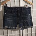 American Eagle Outfitters Shorts | Aeo American Eagle Outfitters Women Midi Blue Jeans Shorts Size 4 | Color: Blue | Size: 4