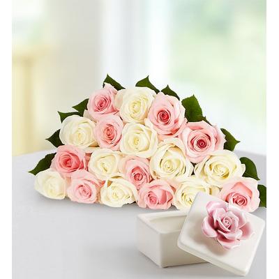 1-800-Flowers Flower Delivery Lovely Mom Roses 18 Stems W/ Rose Keepsake Box