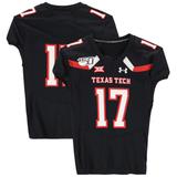 Texas Tech Red Raiders Team-Issued #17 Black Jersey with 150 Patch from the 2017 NCAA Football Season