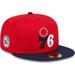 Men's New Era Red/Navy Philadelphia 76ers 59FIFTY Fitted Hat