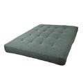 7-inch Innerspring Queen-size Futon Mattress in Linen Aqua - KFQNLAQUF6M1