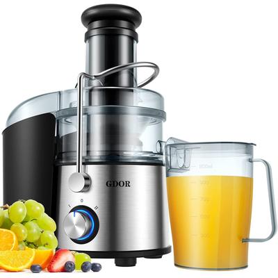 1200W Juicer with Titanium Enhanced Cut Disc, Larger Feed Chute Juicer Machines for Whole Fruits and Vegetables