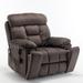Velvet Power Lift Recliner Heated Zero Gravity Massage Chair with storage pockets and hidden cup holder