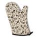 Ukonic Disney The Nightmare Before Christmas Black & White Kitchen Oven Mitt Glove Cotton in Black/Brown | Wayfair 16010