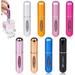 Travel Mini Perfume Refillable Atomizer Portable Perfume Spray Container Bottle Travel Perfume Scent Pump Case Fragrance Empty Spray Bottle for Traveling and Outgoing (8 Pack 5ml) (8 PCS)